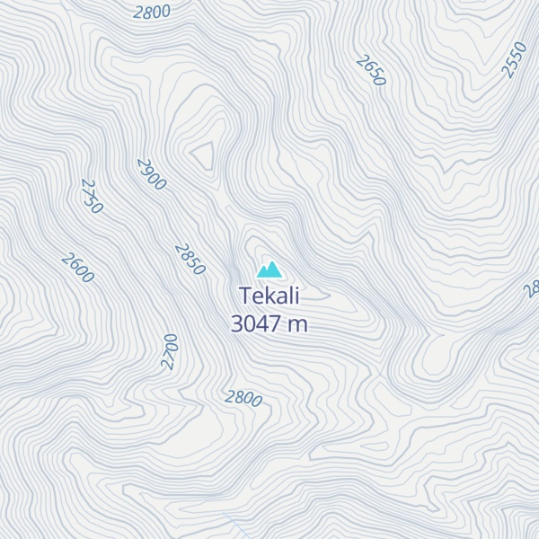 Map of Tekali