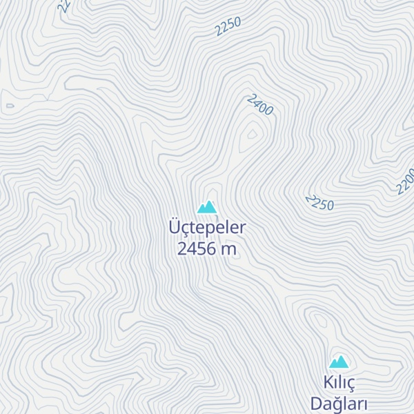 Map of Üçtepeler