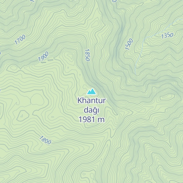 Map of Khantur dağı