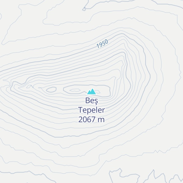 Map of Beş Tepeler