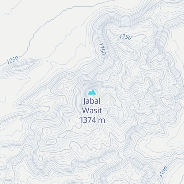 Map of Jabal Wasit