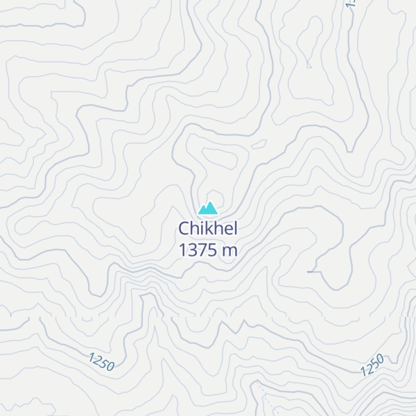 Map of Chikhel