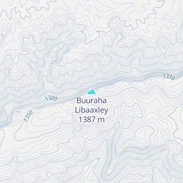 Map of Buuraha Libaaxley