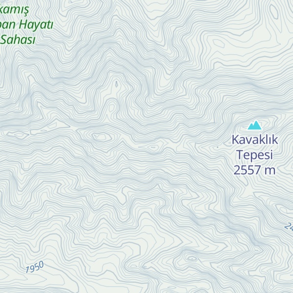 Map of Köse Dağı