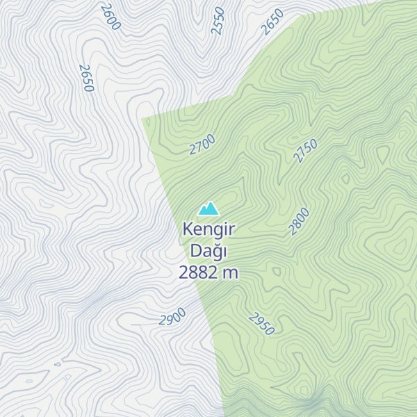 Map of Kengir Dağı