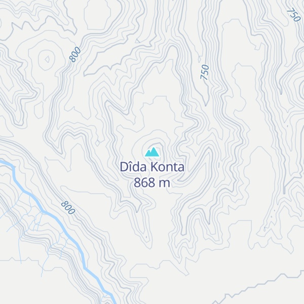 Map of Dîda Konta