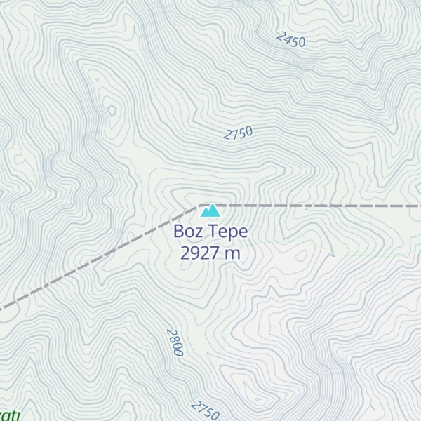 Map of Boz Tepe