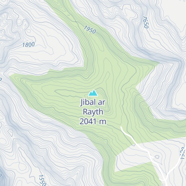 Map of Jibal ar Rayth