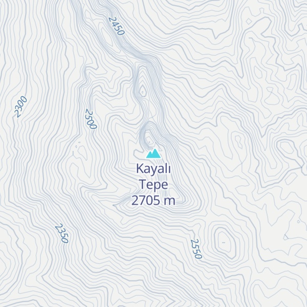 Map of Kayalı Tepe
