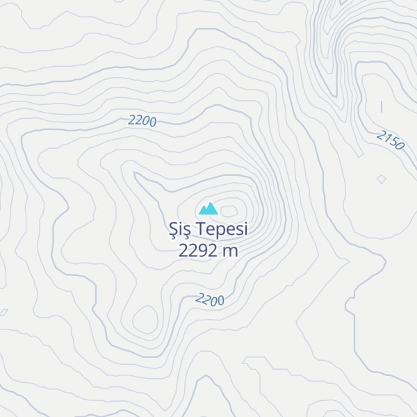 Map of Şiş Tepesi