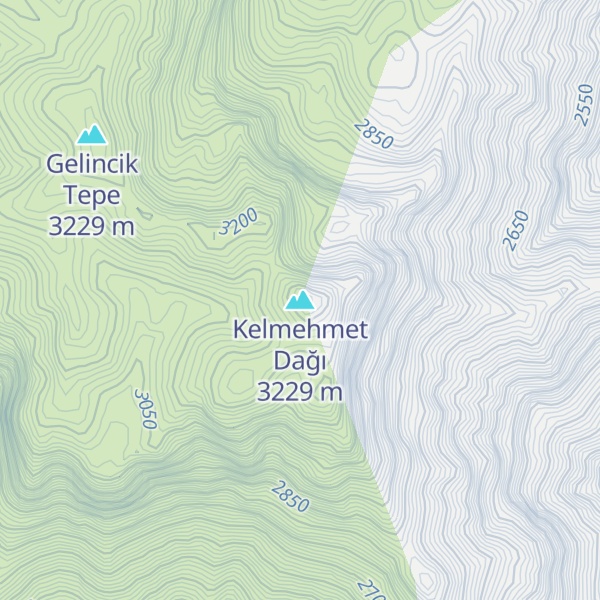 Map of Kelmehmet Dağı