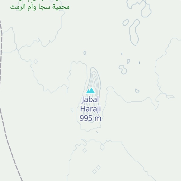 Map of Jabal Haraji