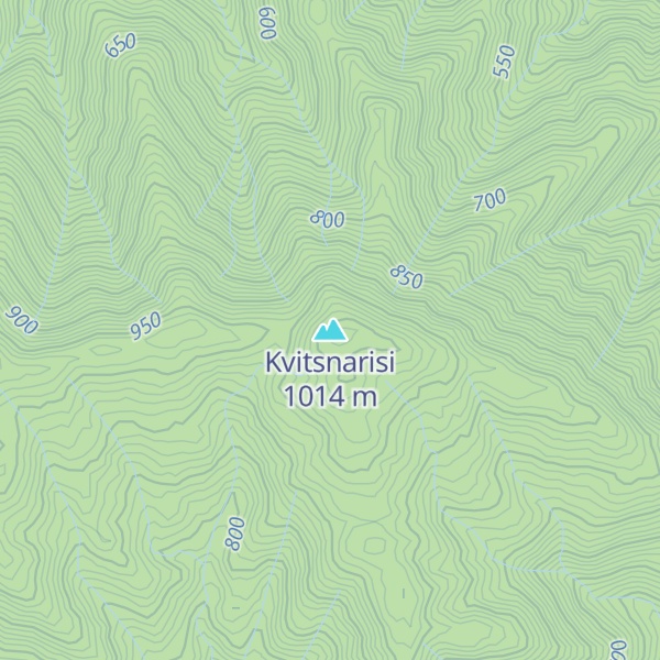Map of Kvitsnarisi