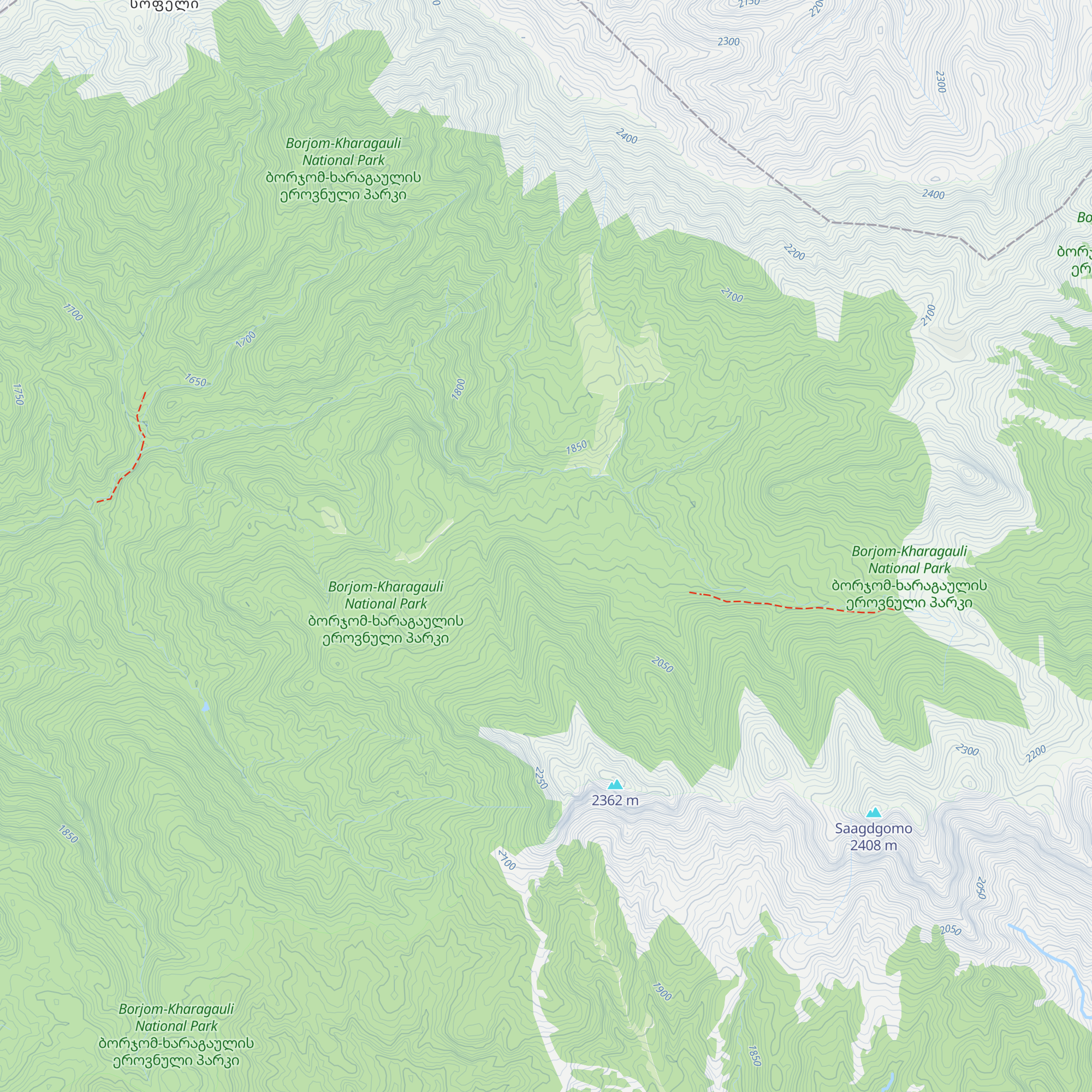 Makhvilio Tourist Shelter map