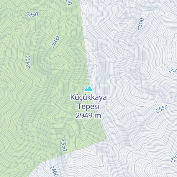 Map of Küçükkaya Tepesi