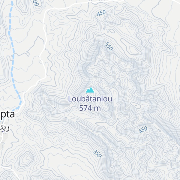 Map of Loubâtanlou