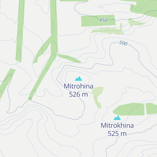 Map of Mitrohina