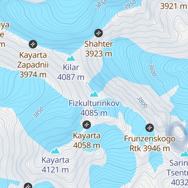 Map of Fizkulturinkov