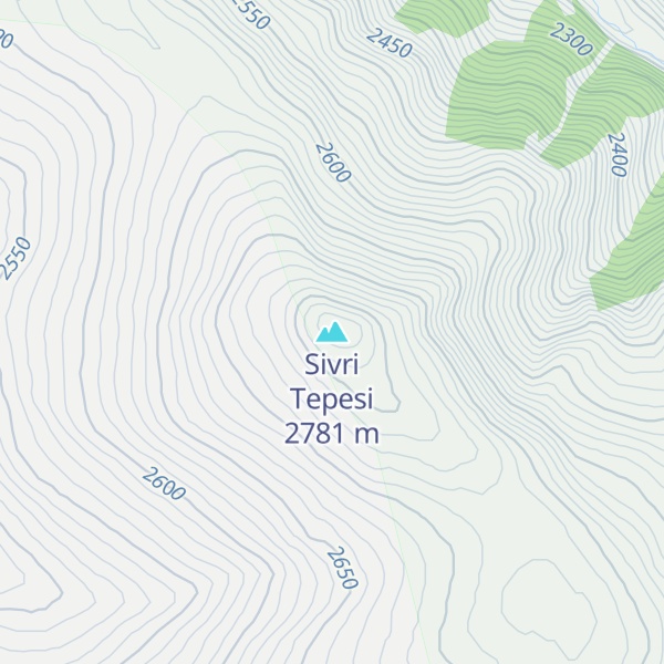 Map of Sivri Tepesi