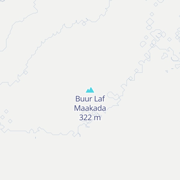 Map of Buur Laf Maakada