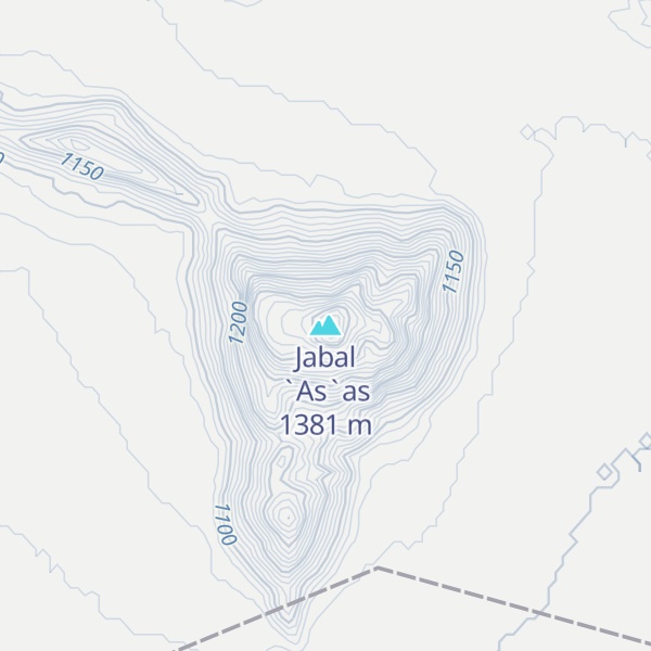 Map of Jabal `As`as