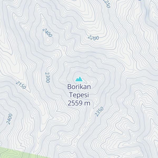 Map of Borikan Tepesi