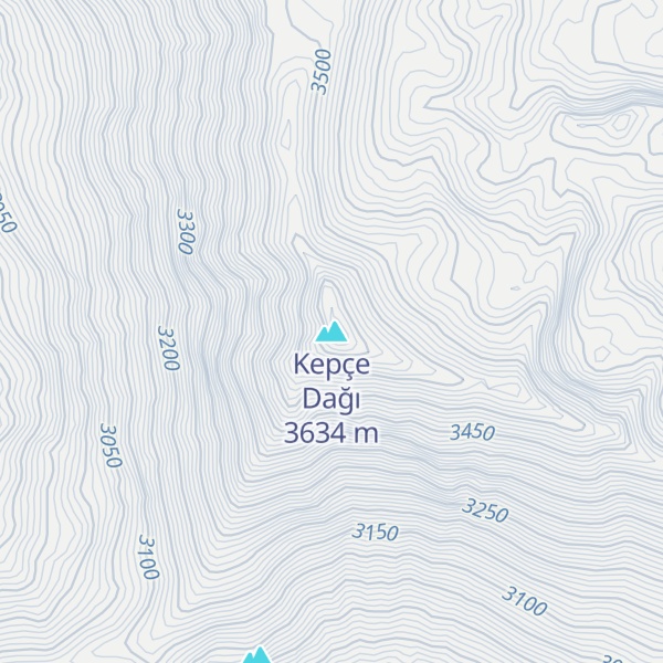 Map of Kepçe Dağı