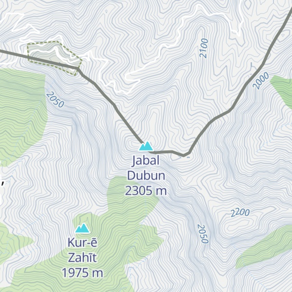 Map of Jabal Dubun