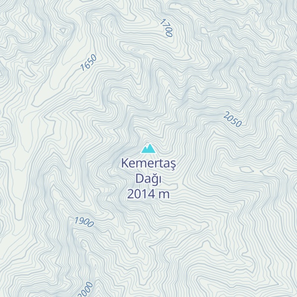 Map of Kemertaş Dağı