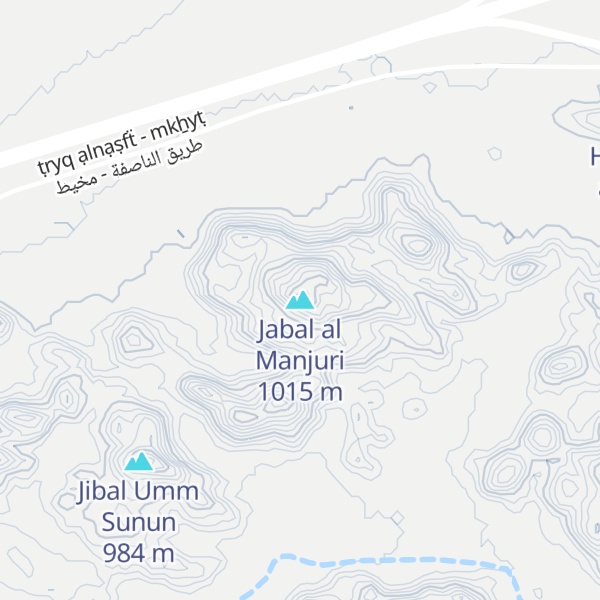 Map of Jabal al Manjuri