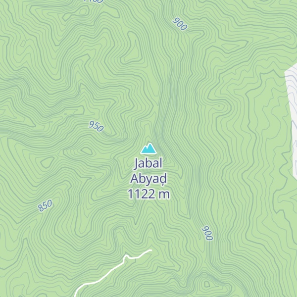 Map of Jabal Abyaḑ