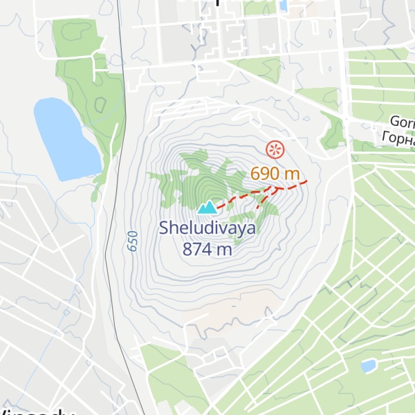 Map of Sheludivaya