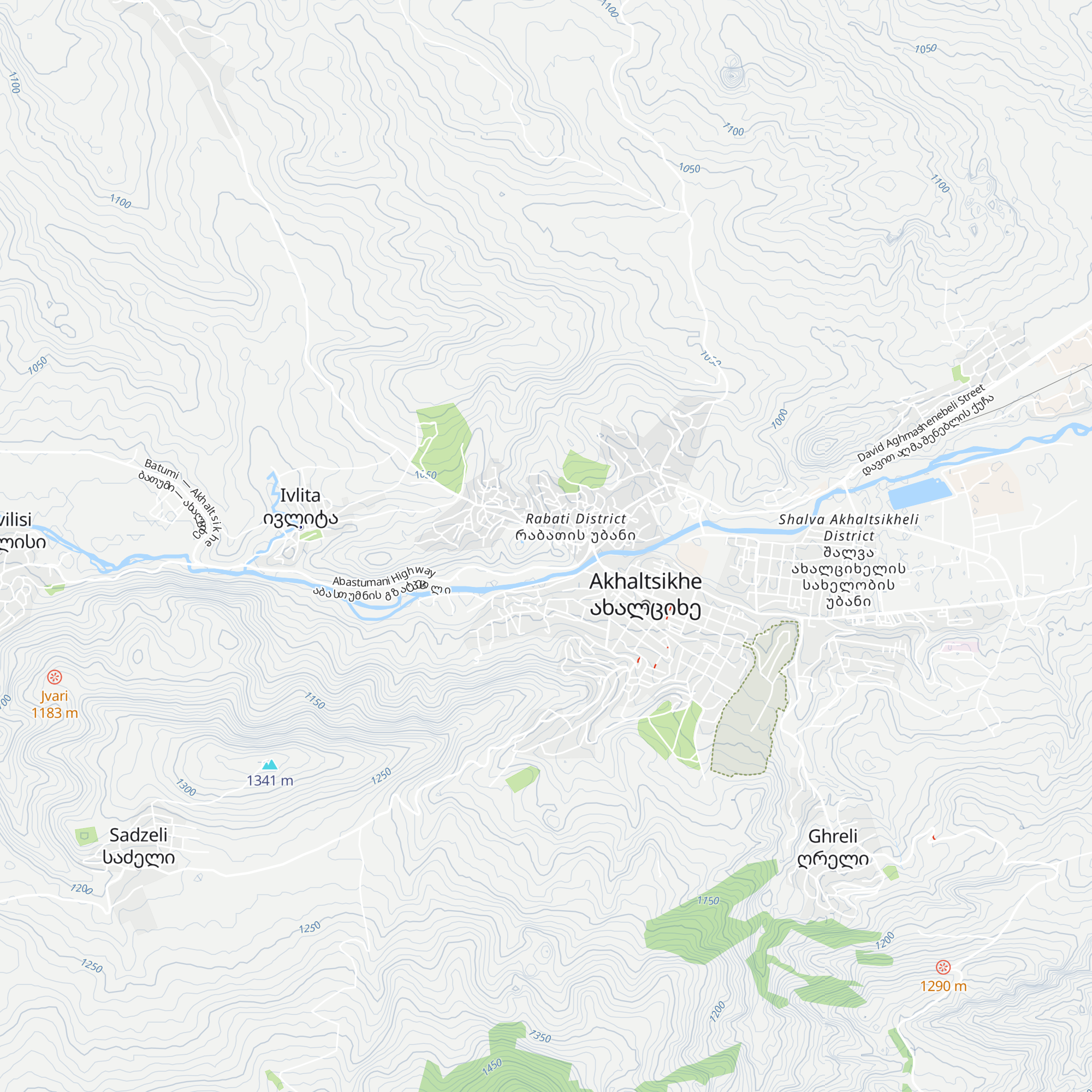 Tourist information map