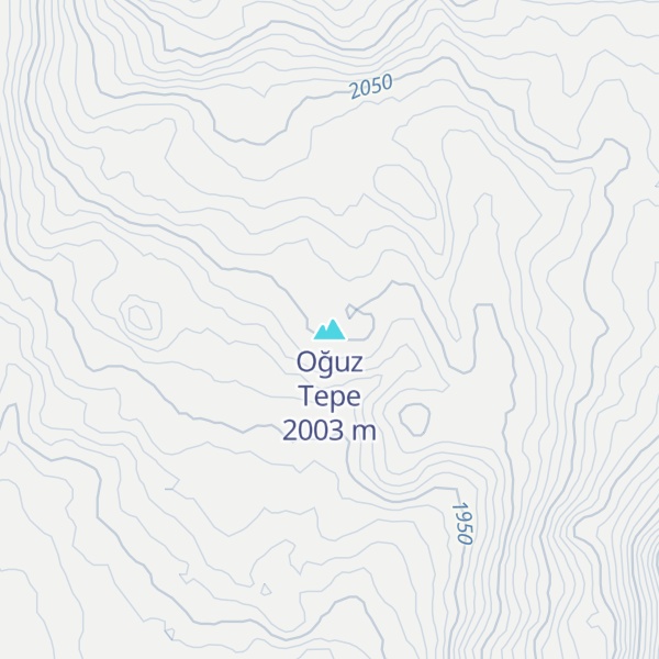 Map of Oğuz Tepe