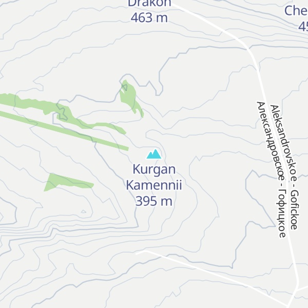 Map of Kurgan Kamennii