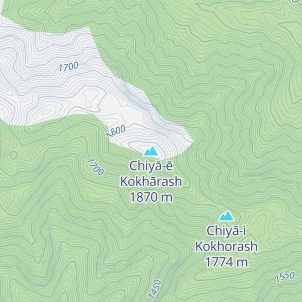 Map of Chiyā-ē Kokhārash