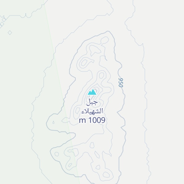 Map of جبل الشهيلاء
