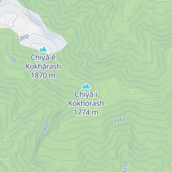 Map of Chiyā-i Kokhorash