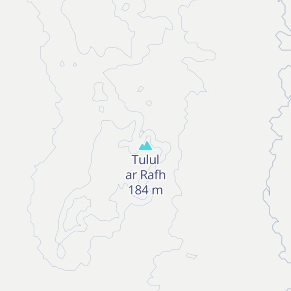 Map of Tulul ar Rafh