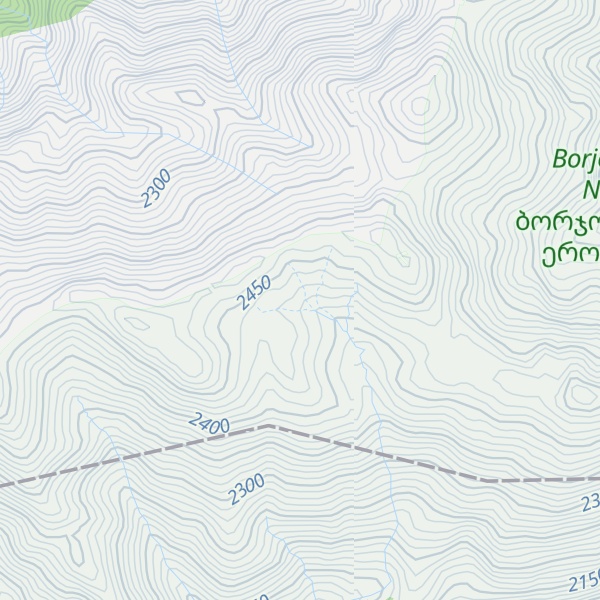 Map of Tskaltsitela Tourist Shelter