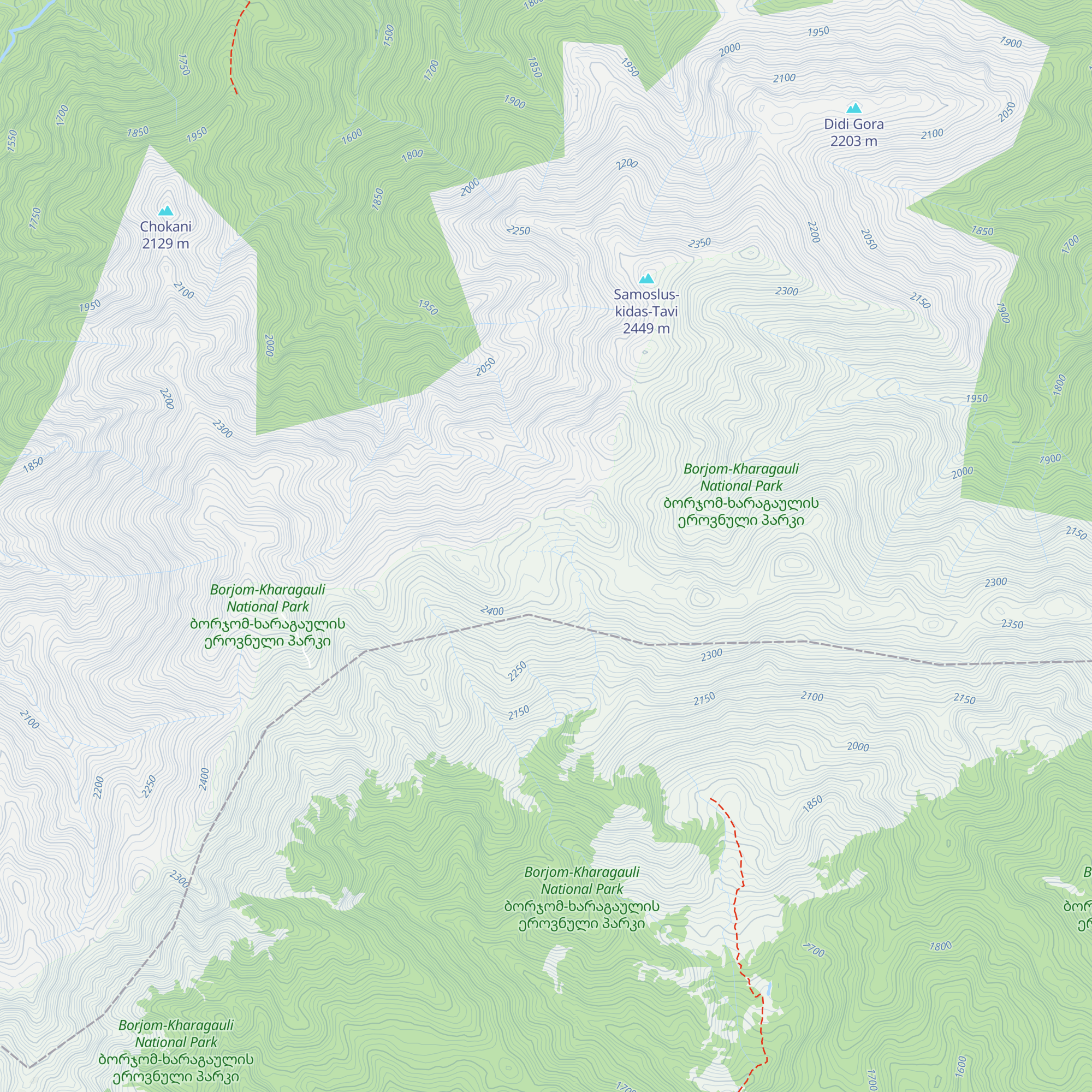 Tskaltsitela Tourist Shelter map