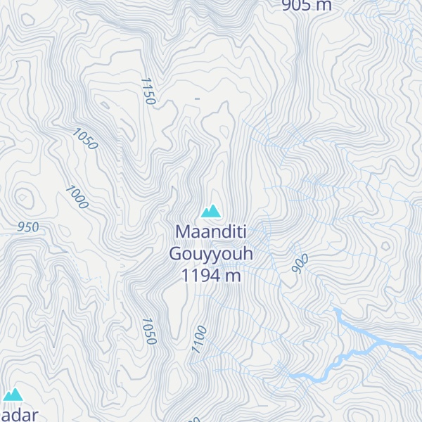 Map of Maanditi Gouyyouh
