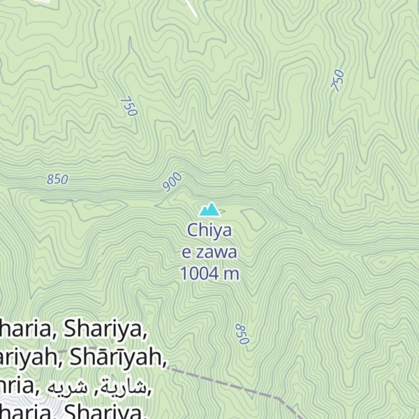 Map of Chiya e zawa