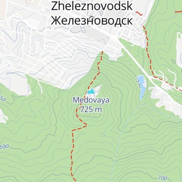 Map of Medovaya