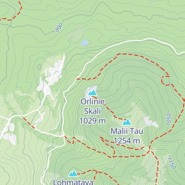 Map of Orlinie Skali