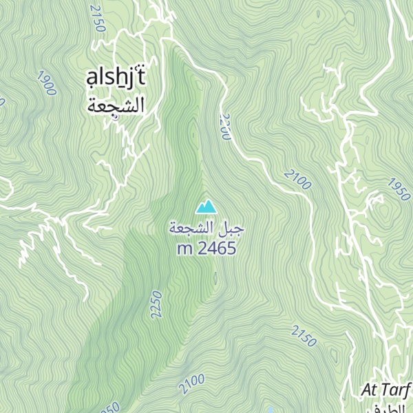 Map of جبل الشجعة