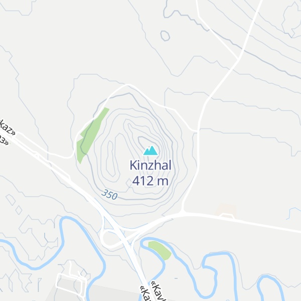 Map of Kinzhal