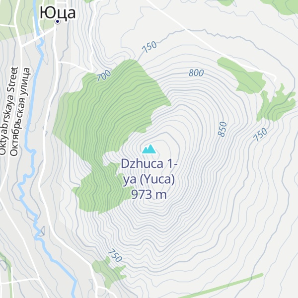 Map of Dzhuca 1-ya (Yuca)