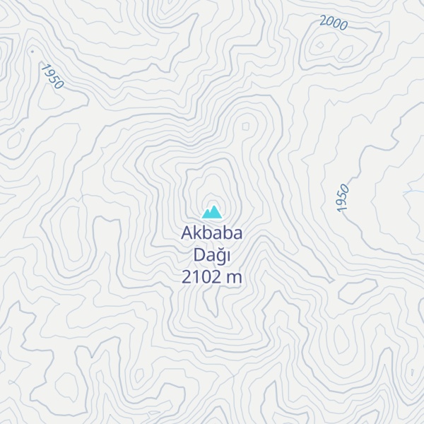 Map of Akbaba Dağı