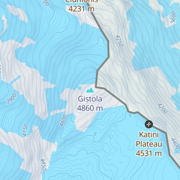 Map of Gistola